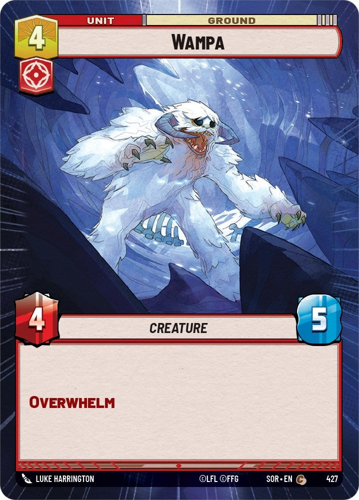 Image for Wampa (Hyperspace) (Spark of Rebellion) (427) - Star Wars: Unlimited