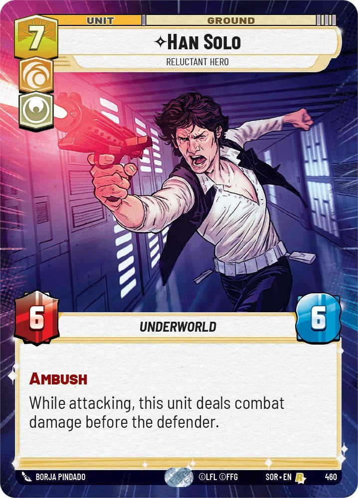 Image for Han Solo - Reluctant Hero (Hyperspace) (Spark of Rebellion) (460) - Star Wars: Unlimited