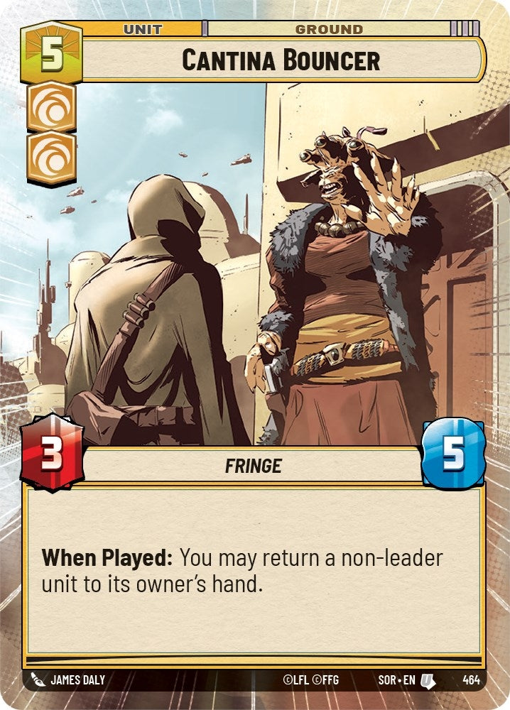 Image for Cantina Bouncer (Hyperspace) (Spark of Rebellion) (464) - Star Wars: Unlimited