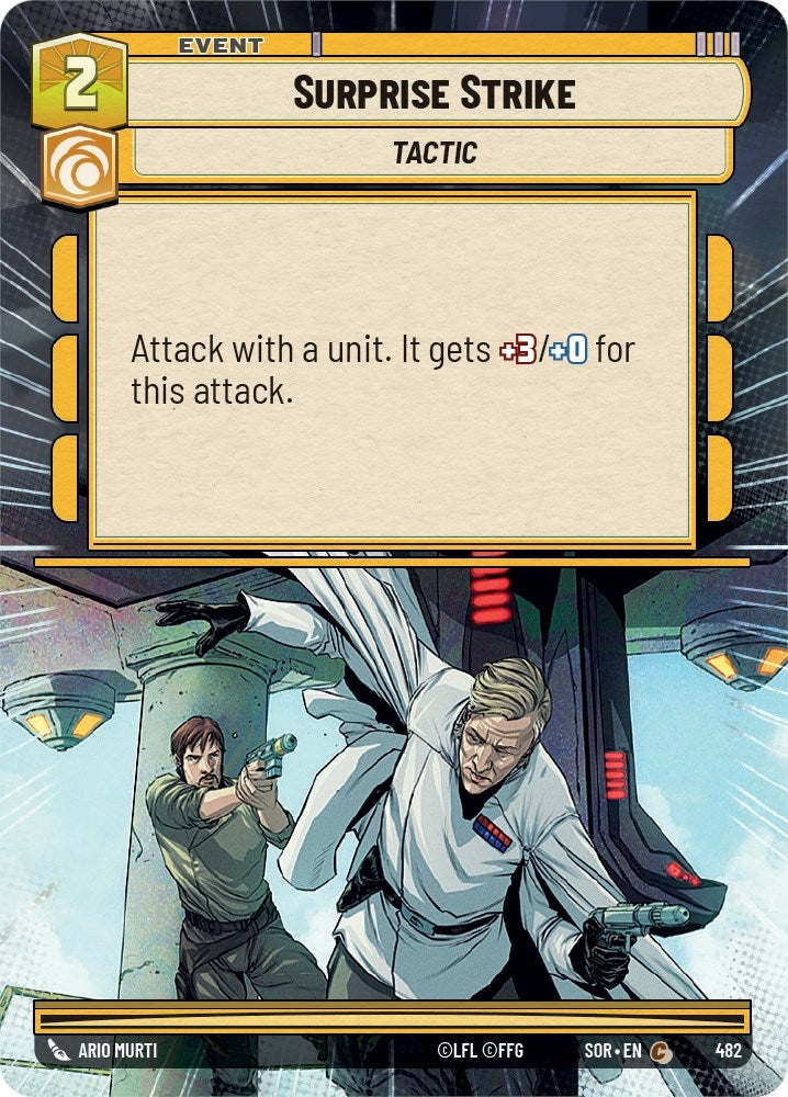 Image for Surprise Strike (Hyperspace) (Spark of Rebellion) (482) - Star Wars: Unlimited