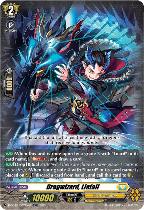 Image for Dragwizard, Liafail (TDR) (D-SS10: Special Series 10 Stride Deckset -Luard-) (D-SS10/002EN-R) - Cardfight Vanguard