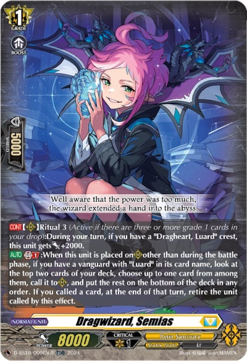 Image for Dragwizard, Semias (TDR) (D-SS10: Special Series 10 Stride Deckset -Luard-) (D-SS10/009EN-R) - Cardfight Vanguard