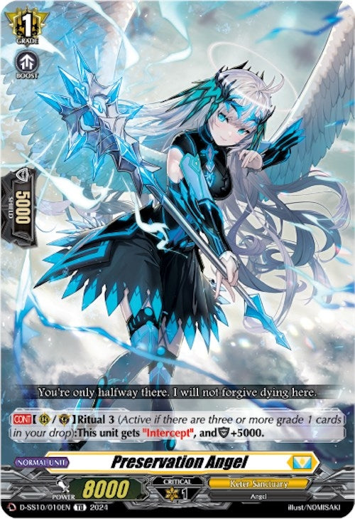 Image for Preservation Angel (D-SS10: Special Series 10 Stride Deckset -Luard-) (D-SS10/010EN) - Cardfight Vanguard