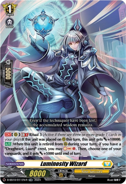 Image for Luminosity Wizard (TDR) (D-SS10: Special Series 10 Stride Deckset -Luard-) (D-SS10/011EN-R) - Cardfight Vanguard