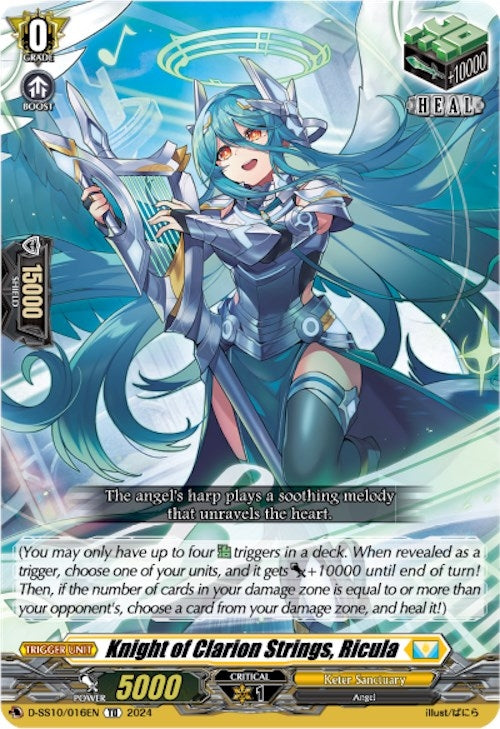 Image for Knight of Clarion Strings, Ricula (D-SS10: Special Series 10 Stride Deckset -Luard-) (D-SS10/016EN) - Cardfight Vanguard