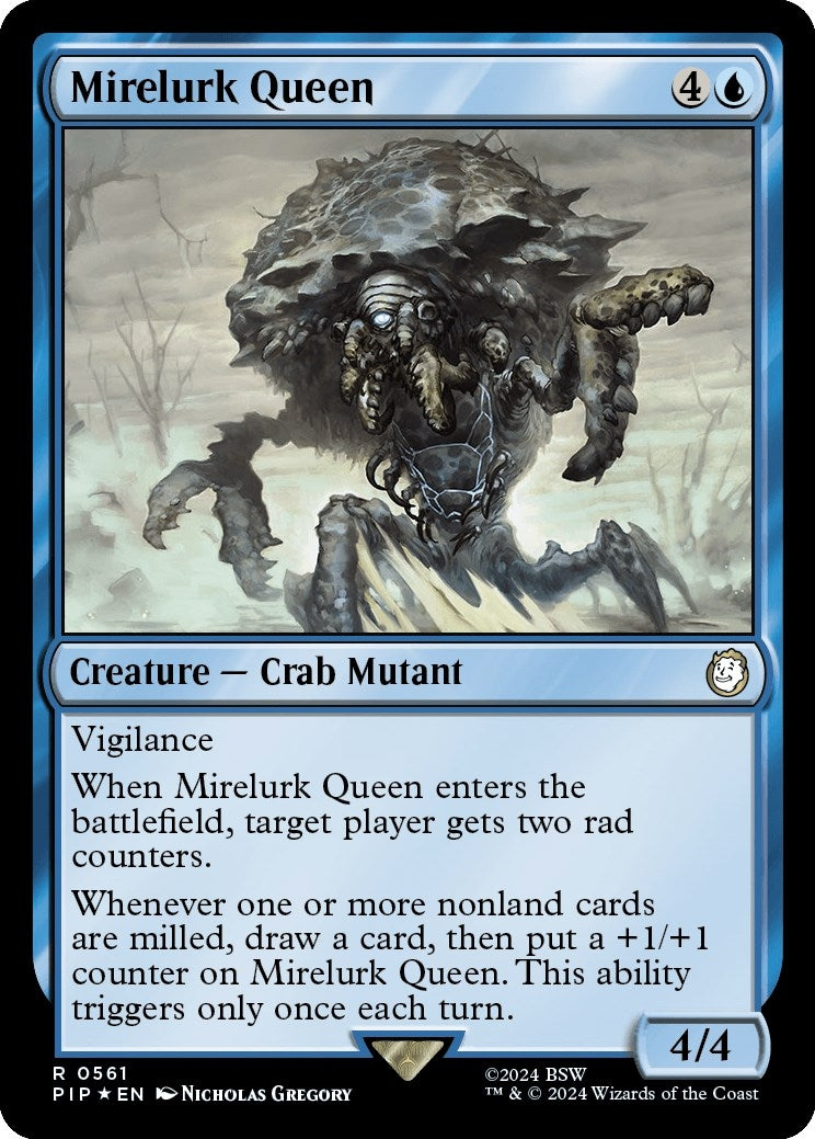 Image for Mirelurk Queen (Surge Foil) (Universes Beyond: Fallout) (561) - Magic: The Gathering