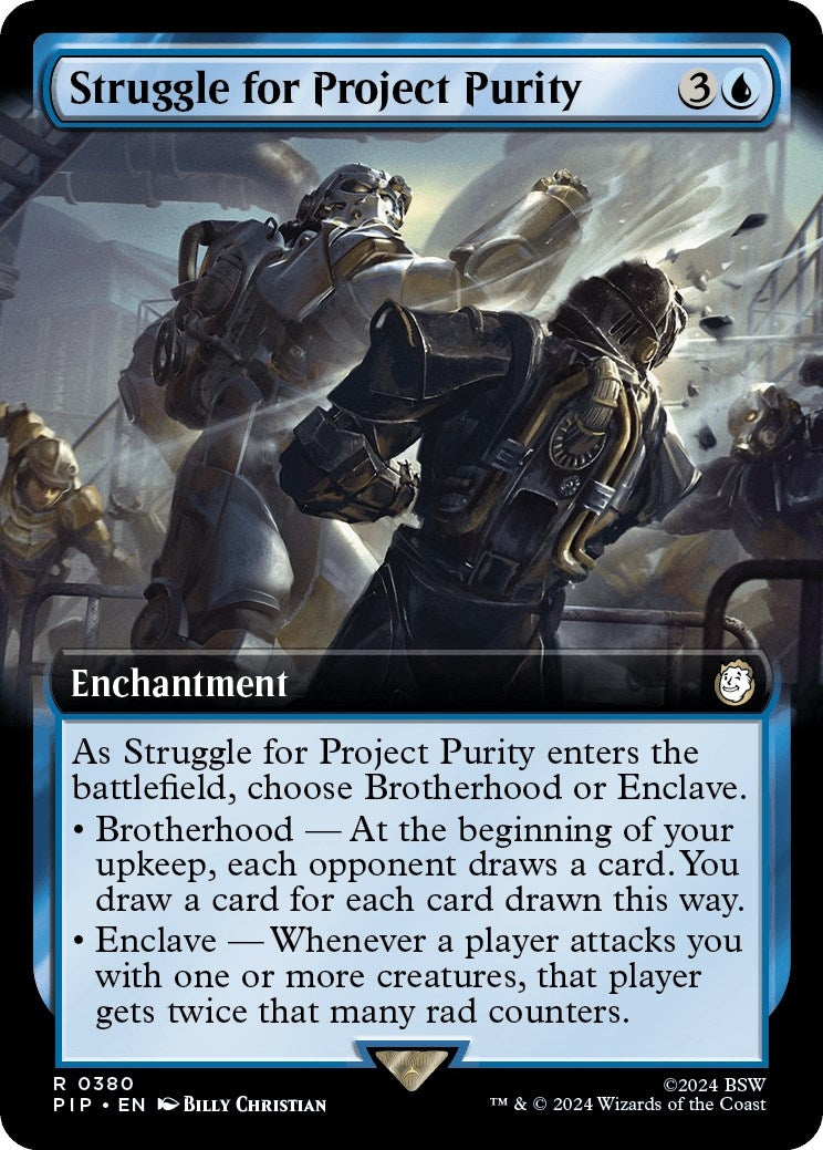 Image for Struggle for Project Purity (Extended Art) (Universes Beyond: Fallout) (380) - Magic: The Gathering