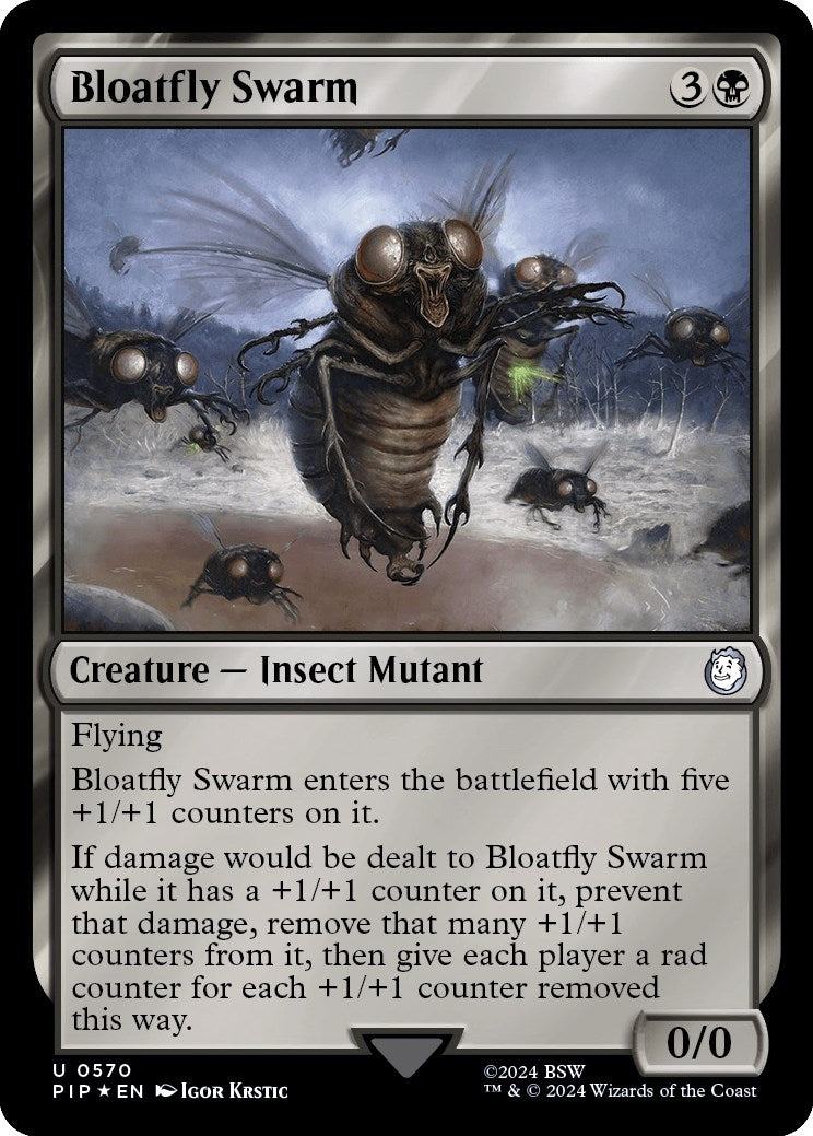 Image for Bloatfly Swarm (Surge Foil) (Universes Beyond: Fallout) (570) - Magic: The Gathering
