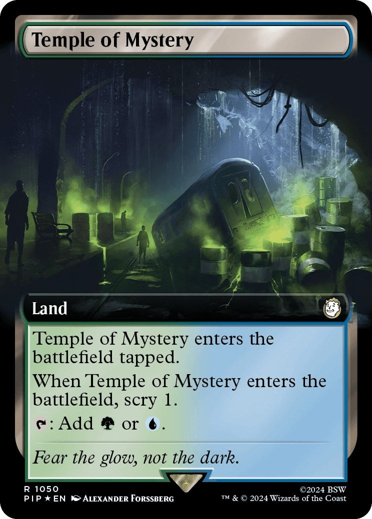 Image for Temple of Mystery (Extended Art) (Surge Foil) (Universes Beyond: Fallout) (1050) - Magic: The Gathering