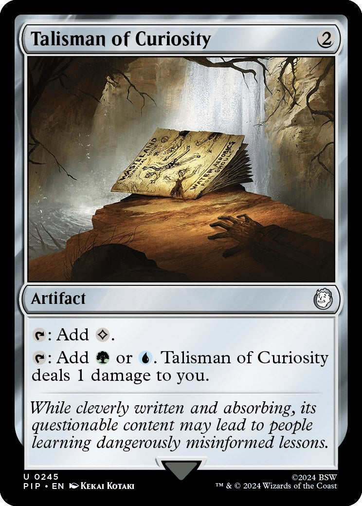 Image for Talisman of Curiosity (Universes Beyond: Fallout) (245) - Magic: The Gathering