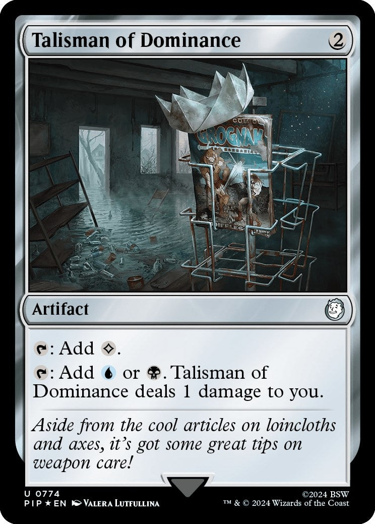 Image for Talisman of Dominance (Surge Foil) (Universes Beyond: Fallout) (774) - Magic: The Gathering