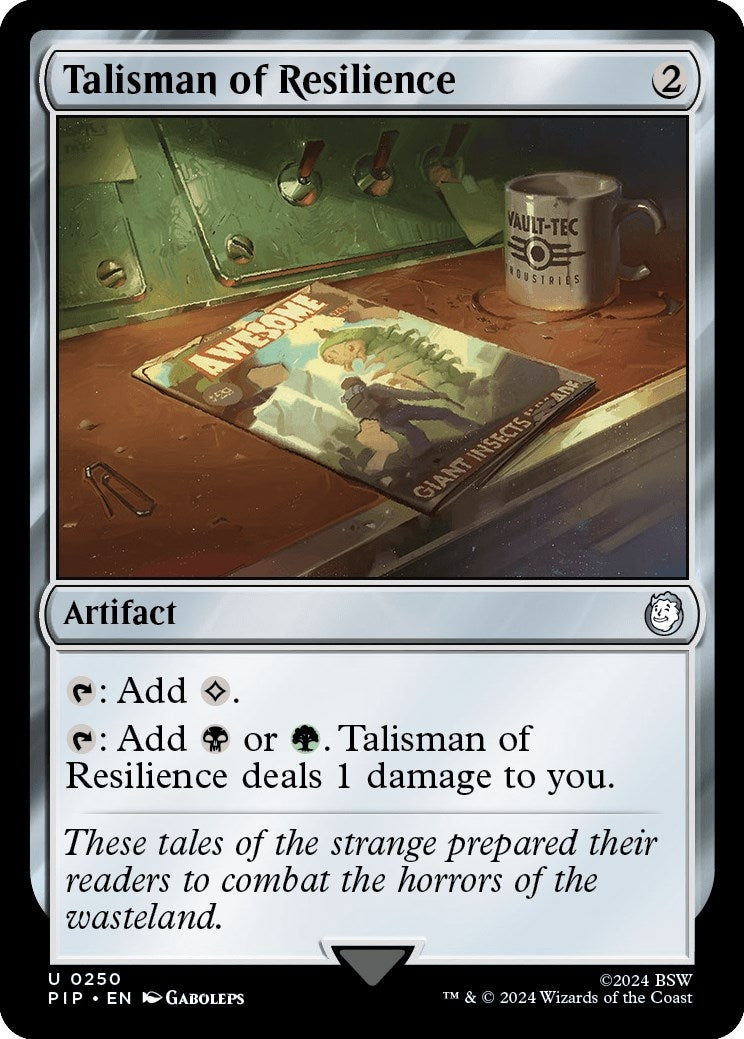 Image for Talisman of Resilience (Universes Beyond: Fallout) (250) - Magic: The Gathering