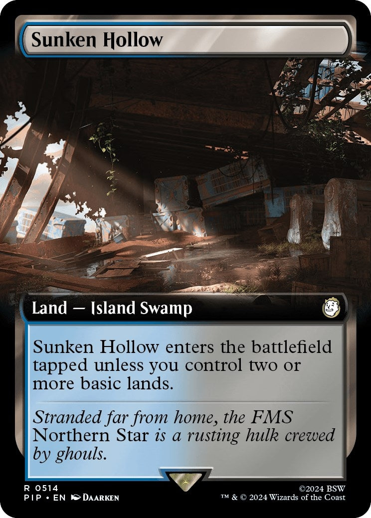 Image for Sunken Hollow (Extended Art) (Universes Beyond: Fallout) (514) - Magic: The Gathering
