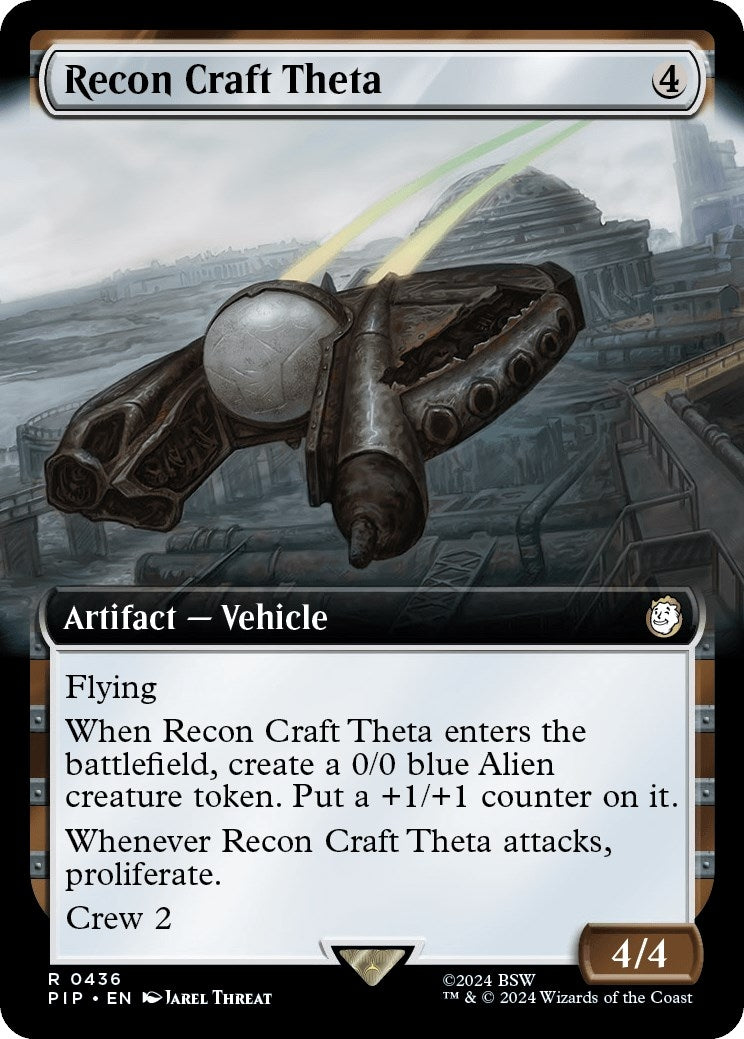 Image for Recon Craft Theta (Extended Art) (Universes Beyond: Fallout) (436) - Magic: The Gathering