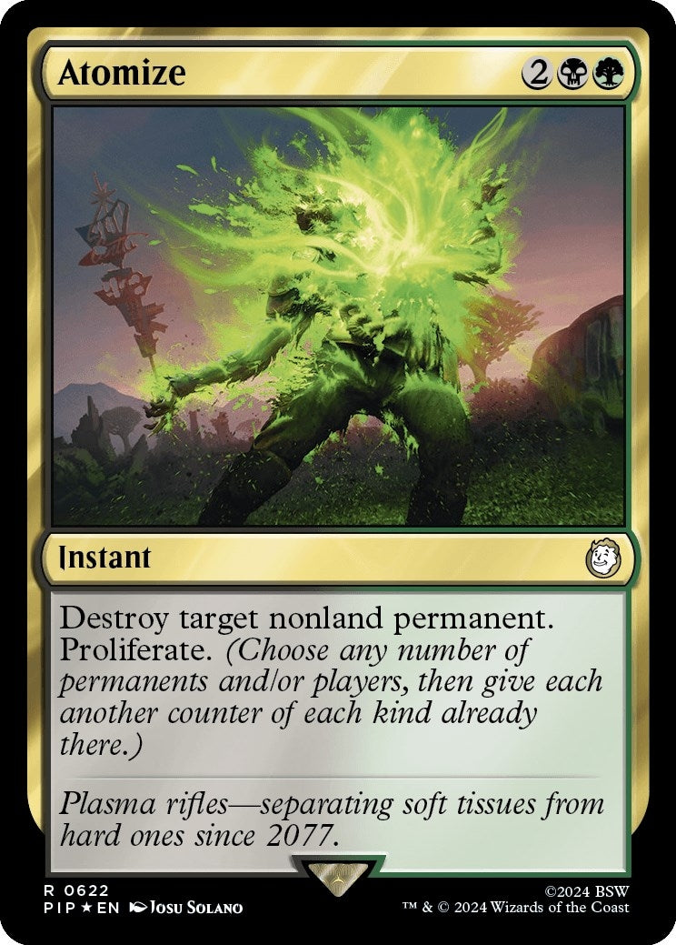 Image for Atomize (Surge Foil) (Universes Beyond: Fallout) (622) - Magic: The Gathering