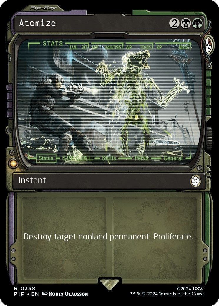 Image for Atomize (Showcase) (Universes Beyond: Fallout) (338) - Magic: The Gathering