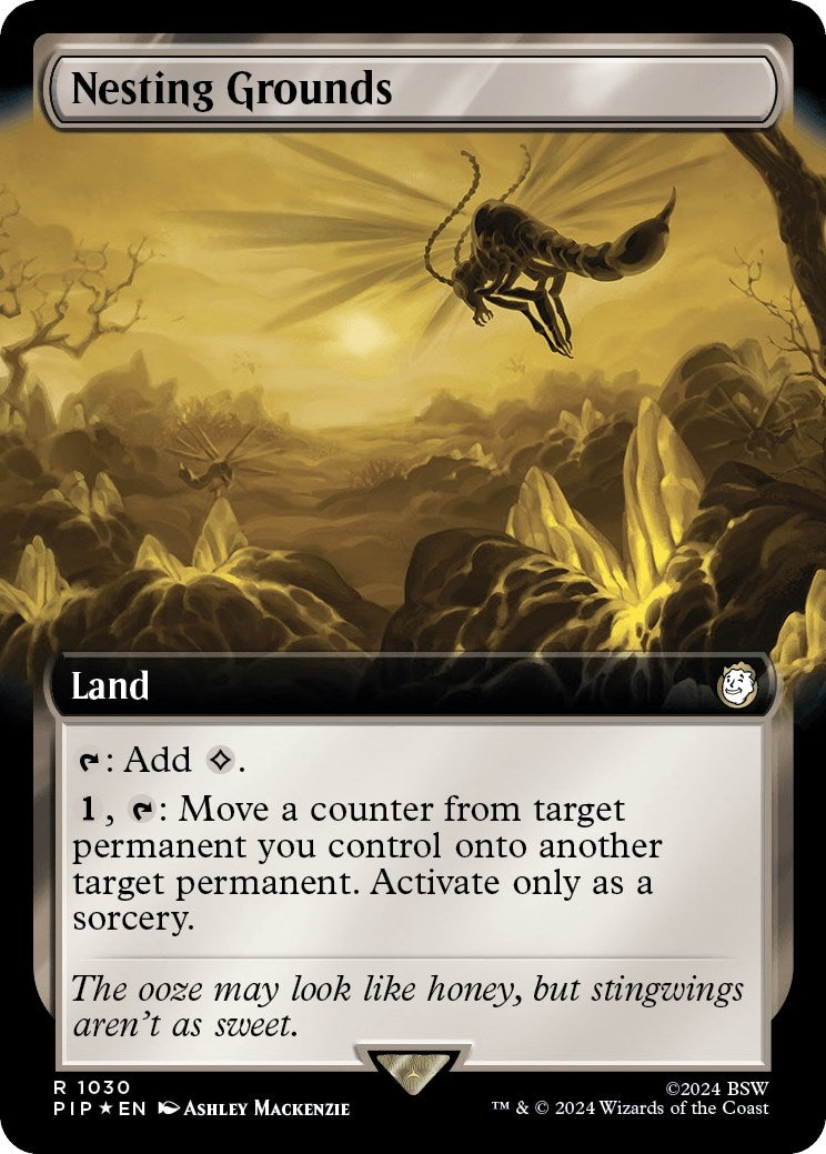 Image for Nesting Grounds (Extended Art) (Surge Foil) (Universes Beyond: Fallout) (1030) - Magic: The Gathering