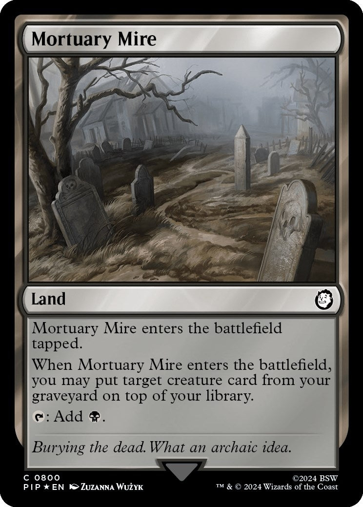 Image for Mortuary Mire (Surge Foil) (Universes Beyond: Fallout) (800) - Magic: The Gathering