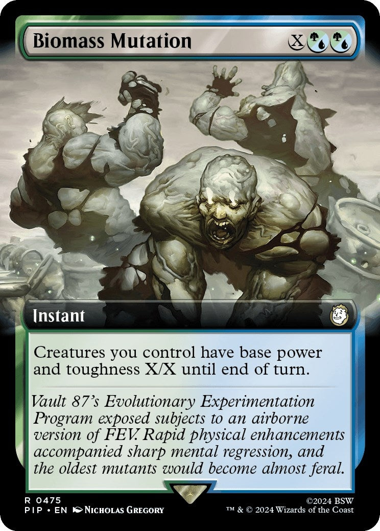 Image for Biomass Mutation (Extended Art) (Universes Beyond: Fallout) (475) - Magic: The Gathering
