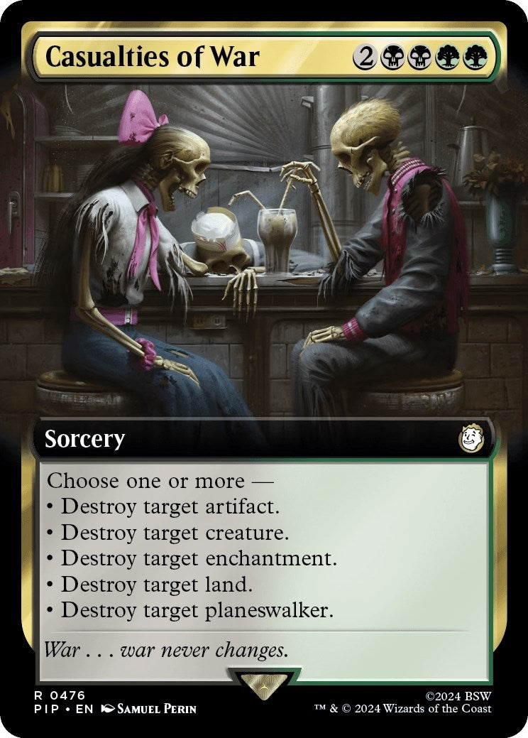 Image for Casualties of War (Extended Art) (Universes Beyond: Fallout) (476) - Magic: The Gathering