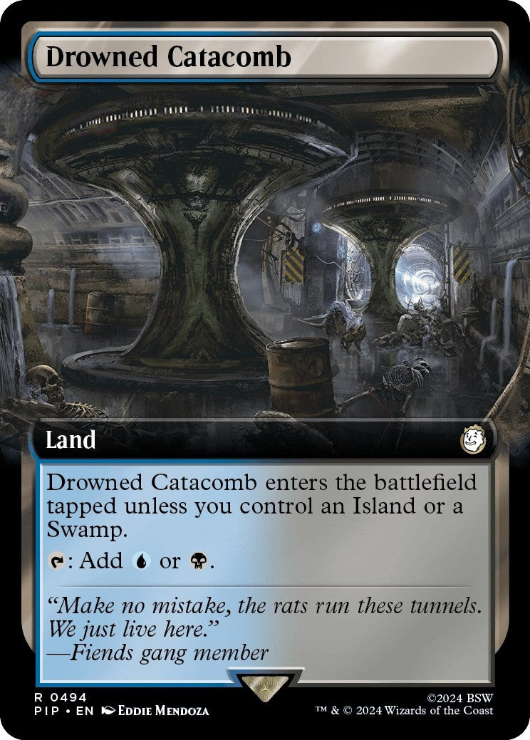 Image for Drowned Catacomb (Extended Art) (Universes Beyond: Fallout) (494) - Magic: The Gathering