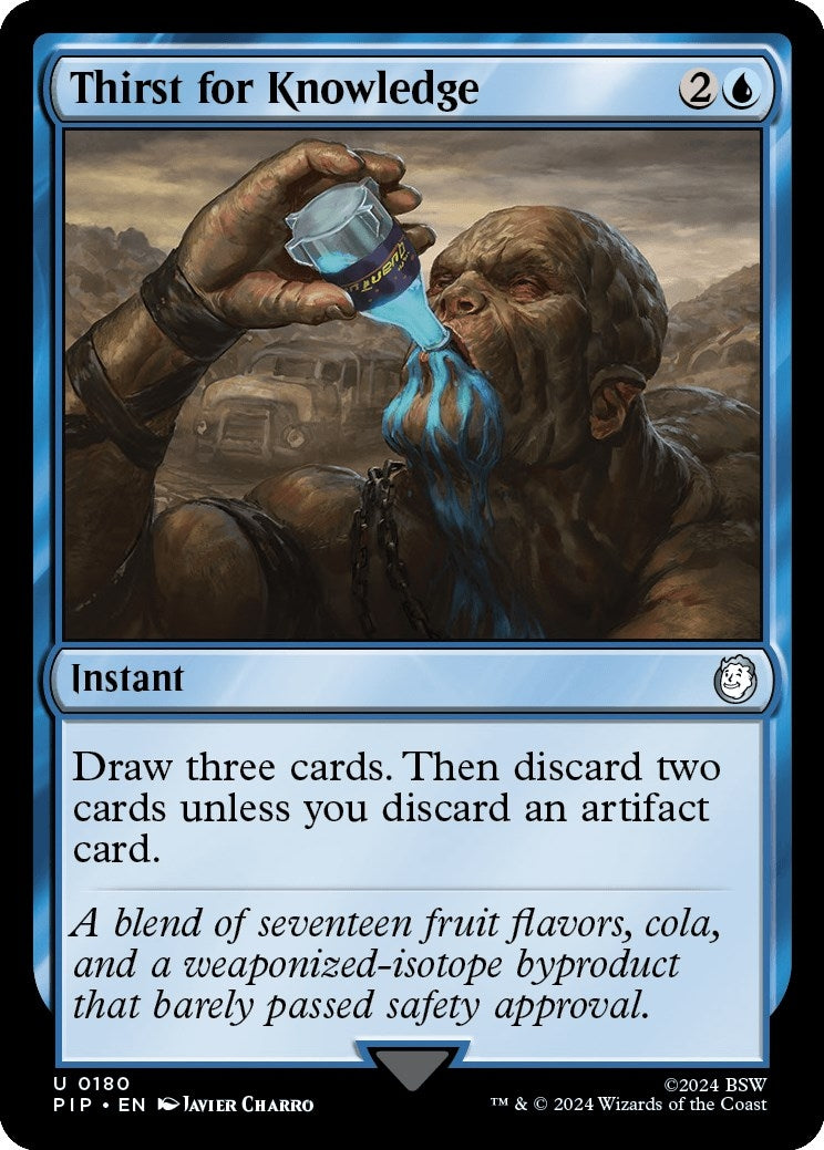 Image for Thirst for Knowledge (Universes Beyond: Fallout) (180) - Magic: The Gathering