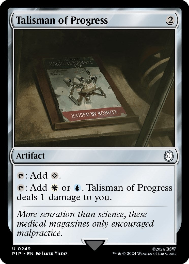 Image for Talisman of Progress (Universes Beyond: Fallout) (249) - Magic: The Gathering