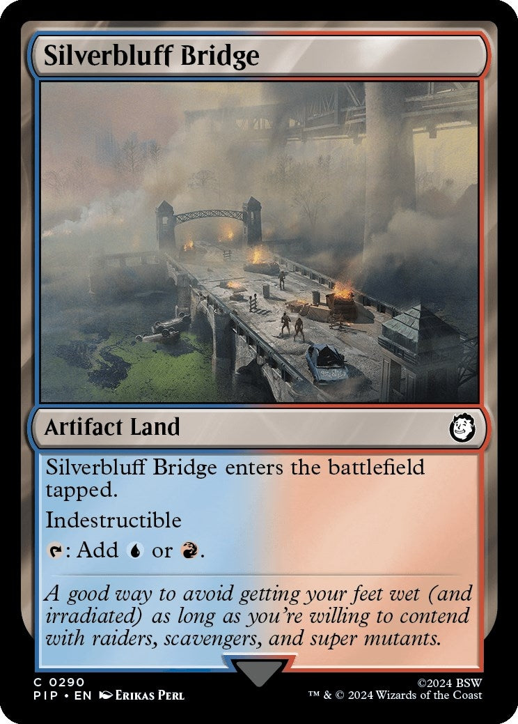 Image for Silverbluff Bridge (Universes Beyond: Fallout) (290) - Magic: The Gathering