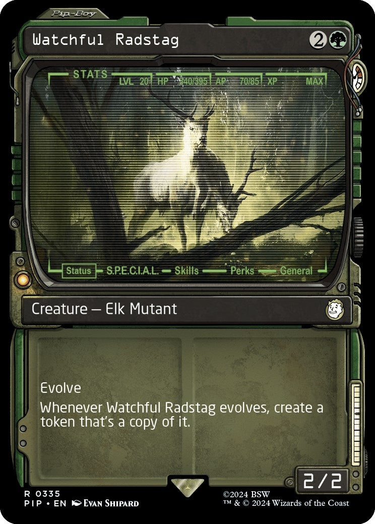 Image for Watchful Radstag (Showcase) (Universes Beyond: Fallout) (335) - Magic: The Gathering