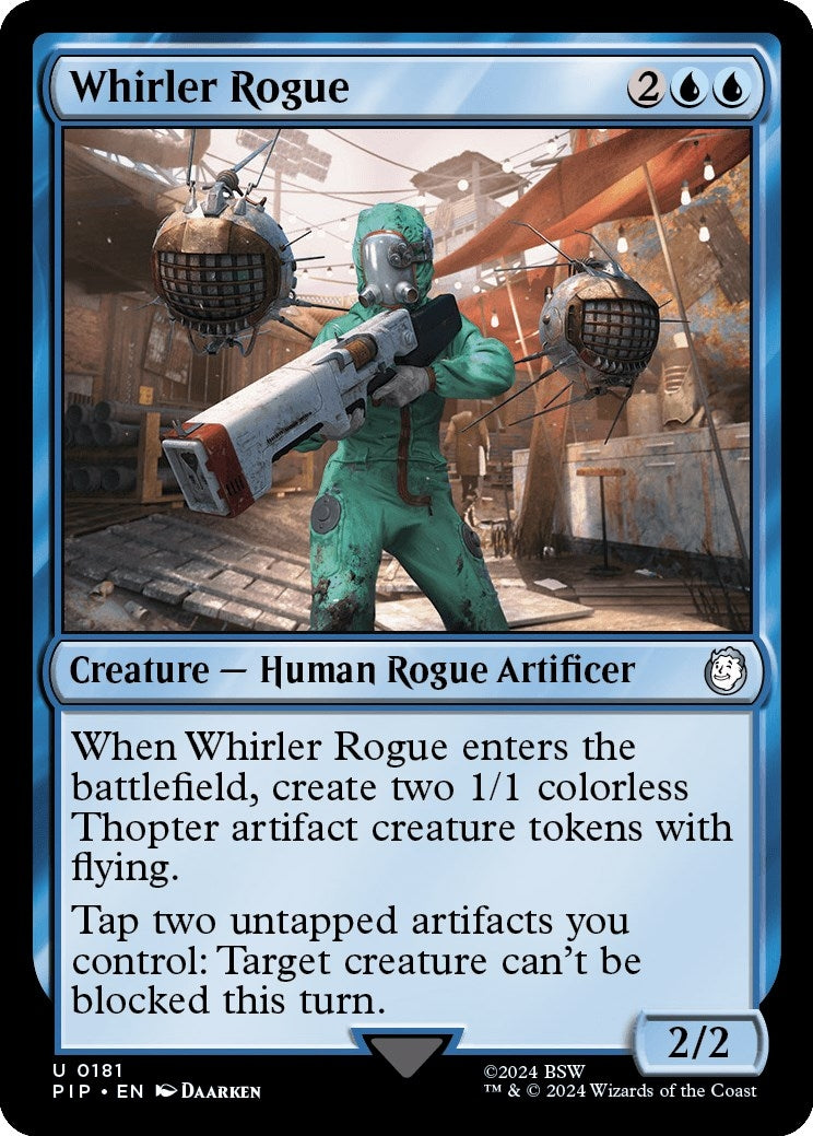 Image for Whirler Rogue (Universes Beyond: Fallout) (181) - Magic: The Gathering