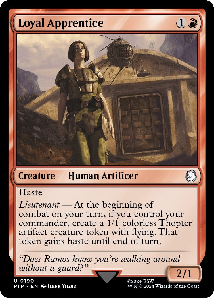 Image for Loyal Apprentice (Universes Beyond: Fallout) (190) - Magic: The Gathering