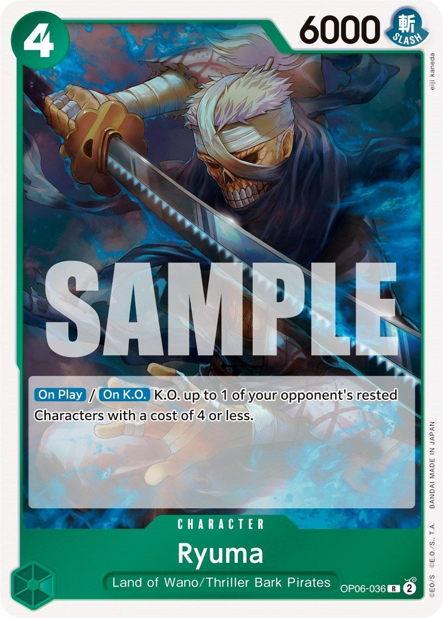 Image for Ryuma (Wings of the Captain) (OP06-036) - One Piece Card Game