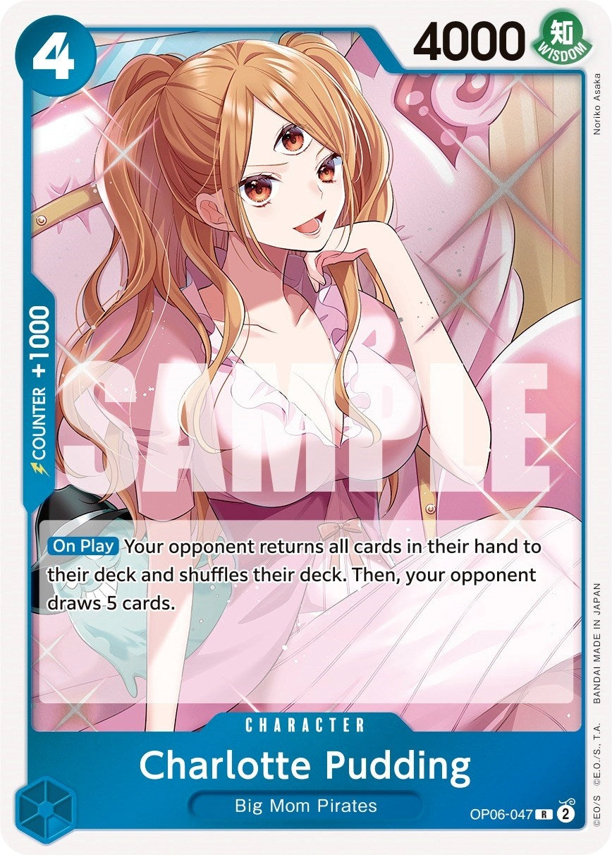Image for Charlotte Pudding (Wings of the Captain) (OP06-047) - One Piece Card Game