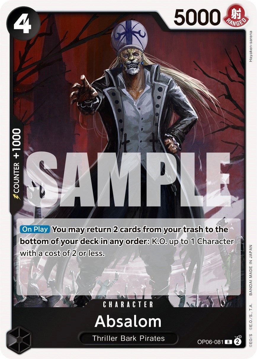 Image for Absalom (Wings of the Captain) (OP06-081) - One Piece Card Game