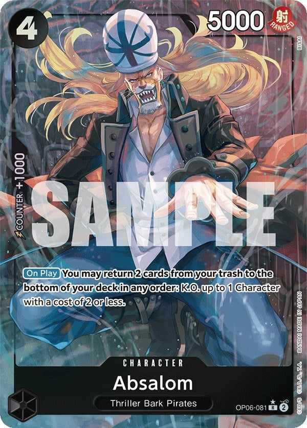 Image for Absalom (Alternate Art) (Wings of the Captain) (OP06-081) - One Piece Card Game