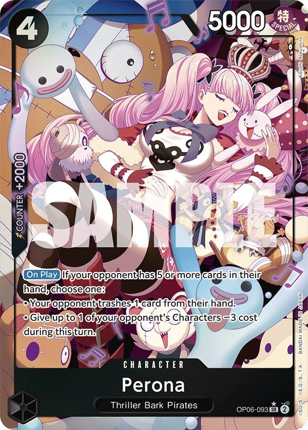 Image for Perona (093) (Alternate Art) (Wings of the Captain) (OP06-093) - One Piece Card Game