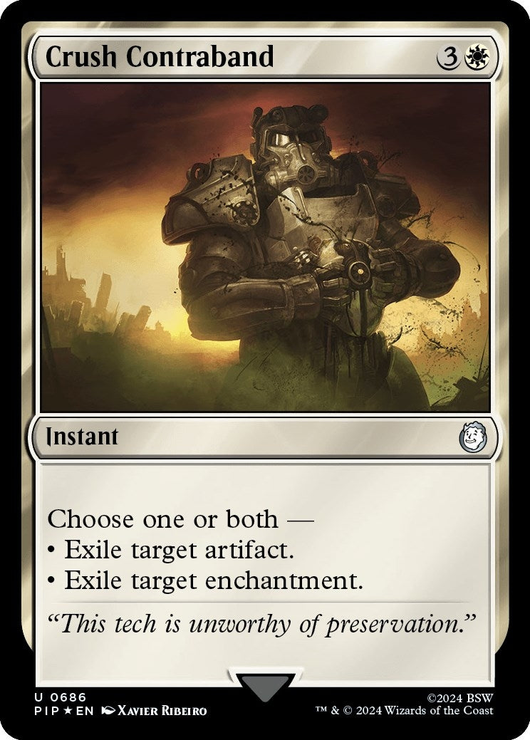 Image for Crush Contraband (Surge Foil) (Universes Beyond: Fallout) (686) - Magic: The Gathering