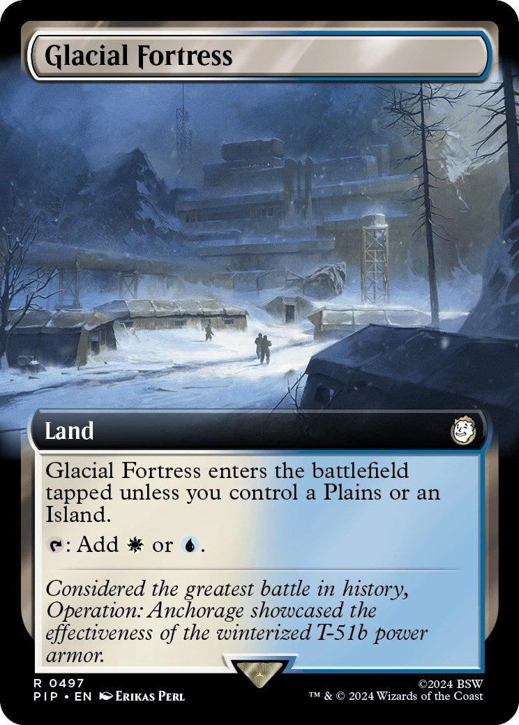 Image for Glacial Fortress (Extended Art) (Universes Beyond: Fallout) (497) - Magic: The Gathering