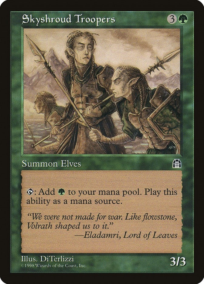 Image for Skyshroud Troopers (Stronghold) - Magic: The Gathering