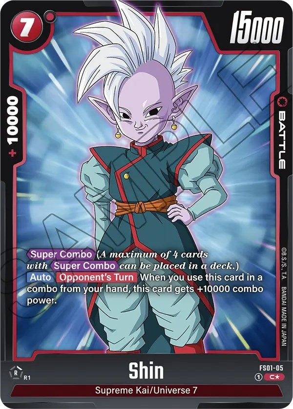 Image for Shin (Bonus Pack Alternate Art) (Starter Deck 1: Son Goku) (FS01-05) - Dragon Ball Super: Fusion World