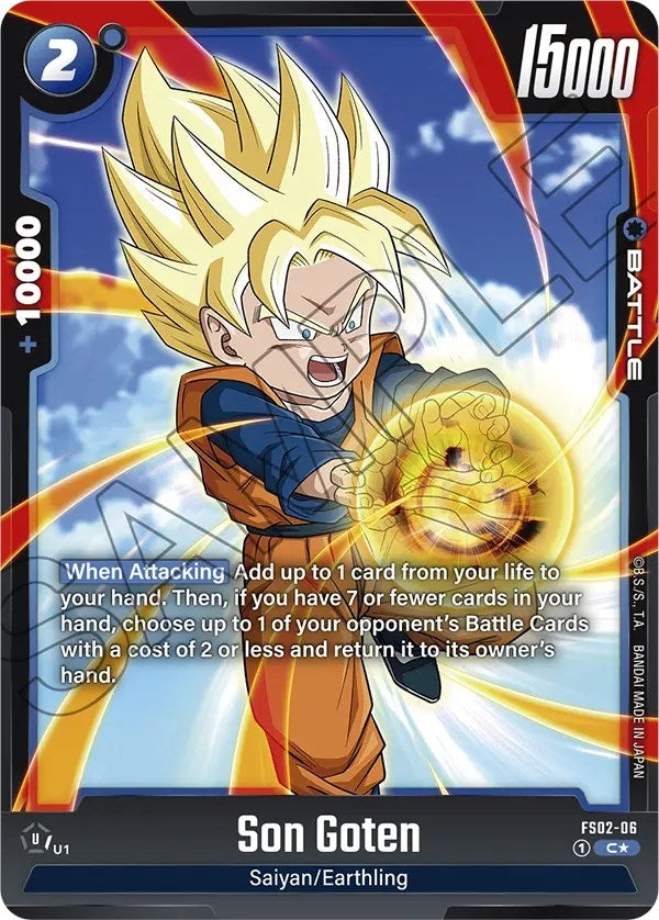 Image for Son Goten - FS02-06 (Bonus Pack Alternate Art) (Starter Deck 2: Vegeta) (FS02-06) - Dragon Ball Super: Fusion World