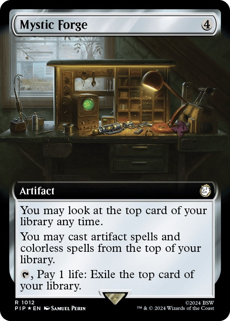 Image for Mystic Forge (Extended Art) (Surge Foil) (Universes Beyond: Fallout) (1012) - Magic: The Gathering