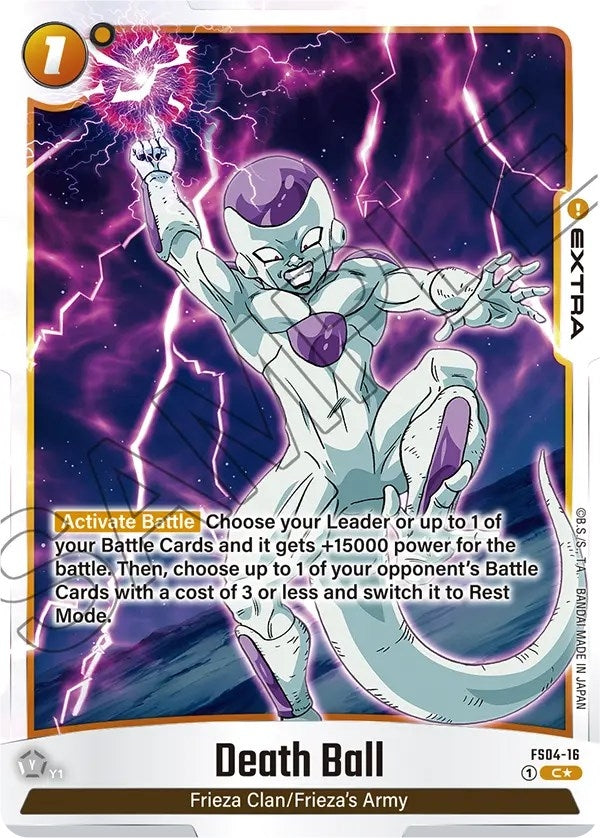 Image for Death Ball (Bonus Pack Alternate Art) (Starter Deck 4: Frieza) (FS04-16) - Dragon Ball Super: Fusion World