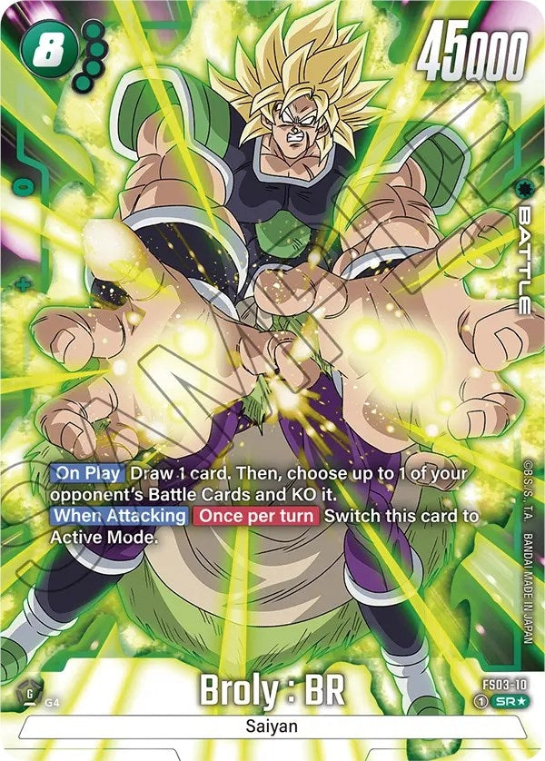 Image for Broly : BR (Bonus Pack Alternate Art) (Starter Deck 3: Broly) (FS03-10) - Dragon Ball Super: Fusion World