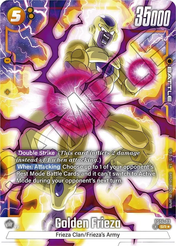 Image for Golden Frieza (Bonus Pack Alternate Art) (Starter Deck 4: Frieza) (FS04-03) - Dragon Ball Super: Fusion World