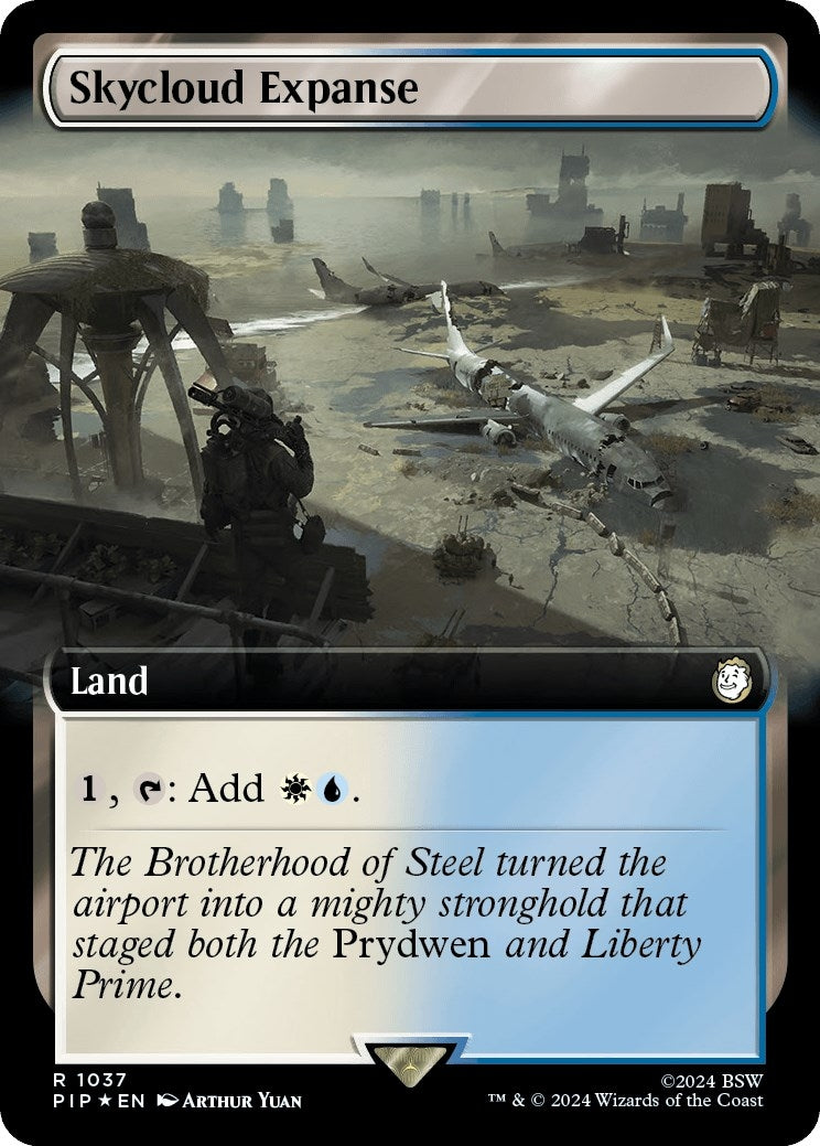 Image for Skycloud Expanse (Extended Art) (Surge Foil) (Universes Beyond: Fallout) (1037) - Magic: The Gathering