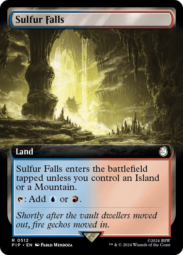 Image for Sulfur Falls (Extended Art) (Universes Beyond: Fallout) (512) - Magic: The Gathering
