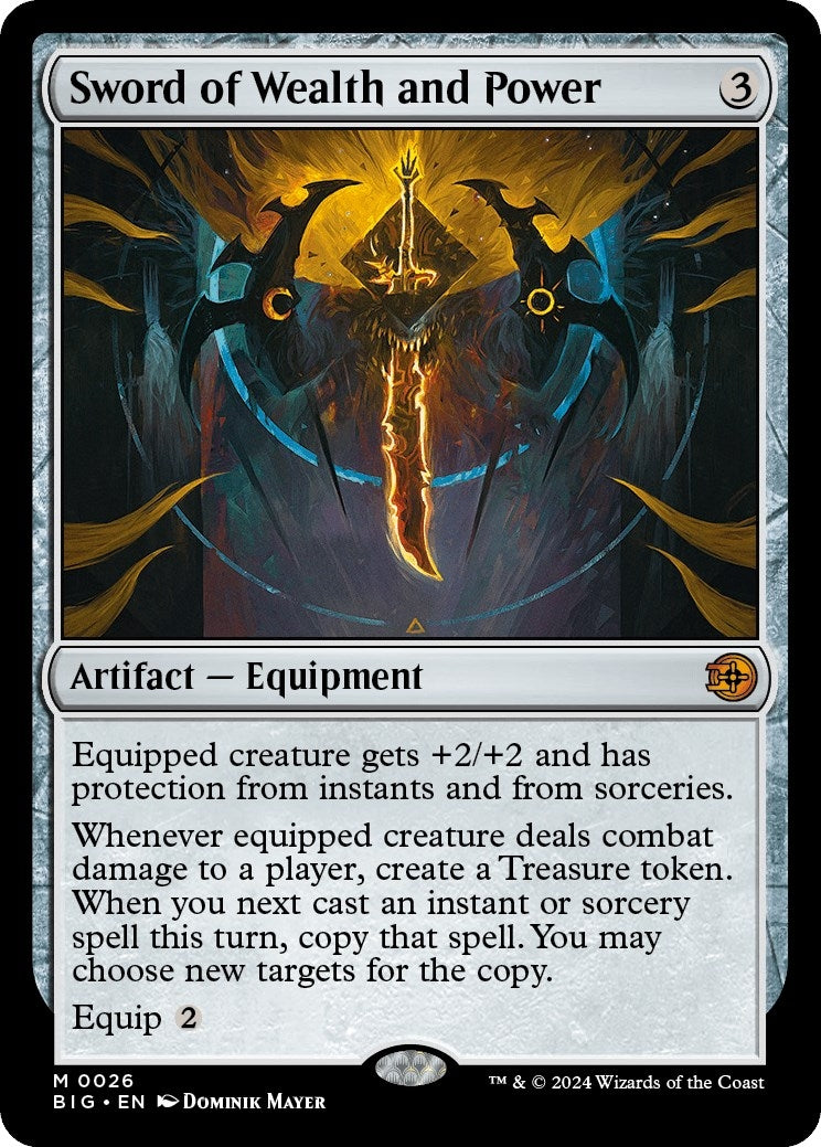 Image for Sword of Wealth and Power (Outlaws of Thunder Junction: The Big Score) (26) - Magic: The Gathering