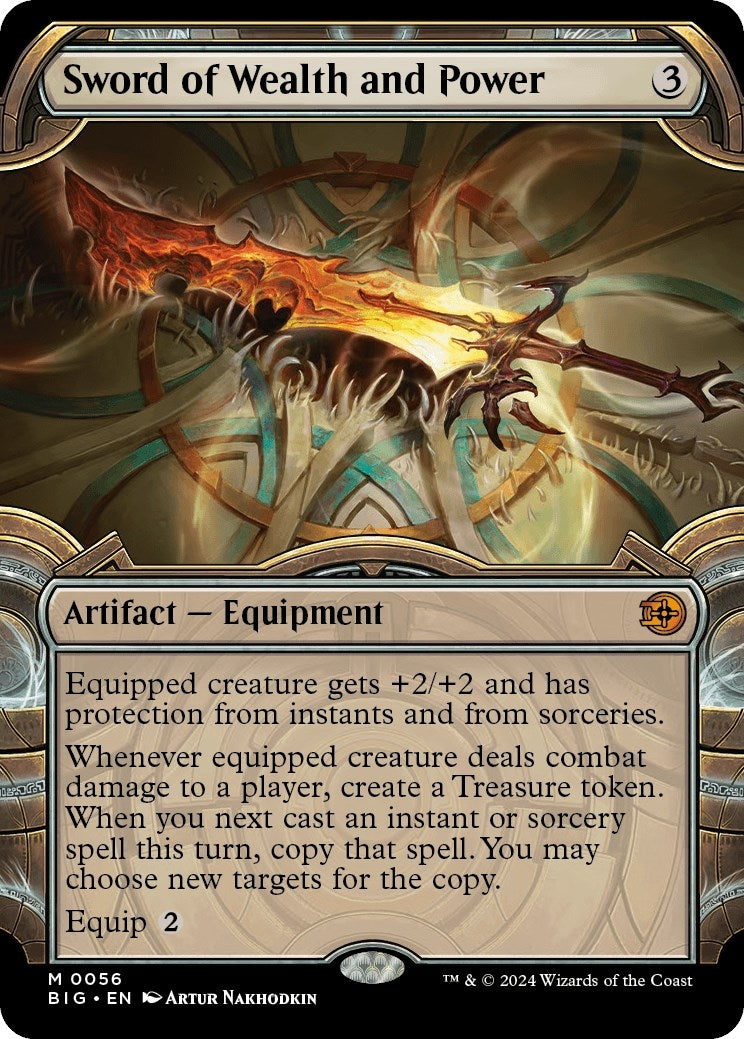 Image for Sword of Wealth and Power (Showcase) (Outlaws of Thunder Junction: The Big Score) (56) - Magic: The Gathering