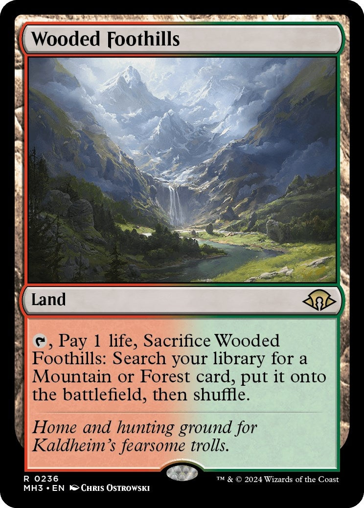 Image for Wooded Foothills (Modern Horizons 3) (236) - Magic: The Gathering